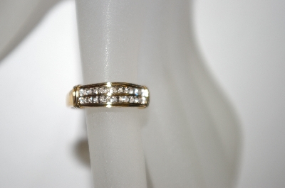 +MBA #21-269C  10K Yellow Gold "I Love You" Diamond Ring