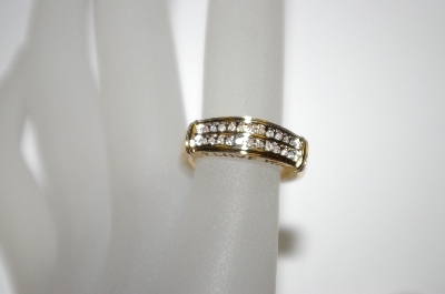 +MBA #21-269C  10K Yellow Gold "I Love You" Diamond Ring