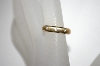 "SOLD"  MBA #21-316  14K Yellow Gold Diamond Accent Silk Fit Ring