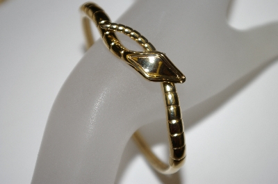 + MBAMG #11-821  "14K Yellow Gold Snake Bracelet