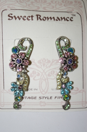 +MBA #21-455  Sweet Romance Spring Corsage Earrings