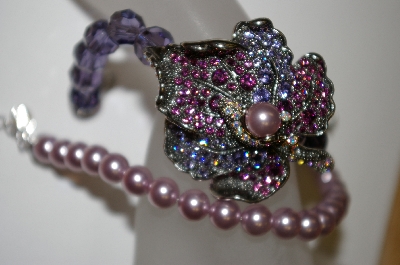 +MBA #21-310  Nancy Nelson Leafy Critter Bracelet & Enhancer Set