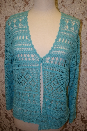 +MBA #16-047  "Peck & Peck Collection Hand Crocheted Cardigan