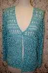 +MBA #16-047  "Peck & Peck Collection Hand Crocheted Cardigan