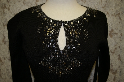 +MBA #16-050  "Joseph A. Hand Embelished Black Sweater