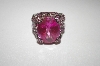+  Charles Winston Bold Created Pink Sapphire Ring