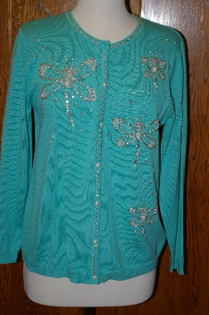 +MBA #23-425  "Bob Mackie Dragonfly Beaded Sweater