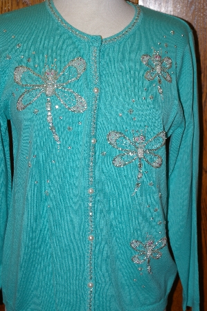 +MBA #23-425  "Bob Mackie Dragonfly Beaded Sweater