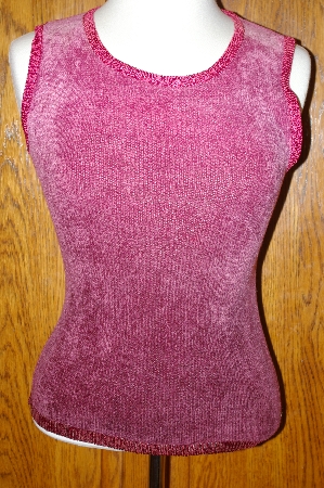 +MBA #24-331  "The Susan Collection Multi Shaded Pink Chenille Cardigan & Tank