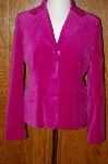 +MBA #24-323  "Chadwicks Dark Pink Velvet Blazer