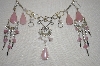 +MBA #24-003  Peruvian Pink Opal Necklace & Earrings