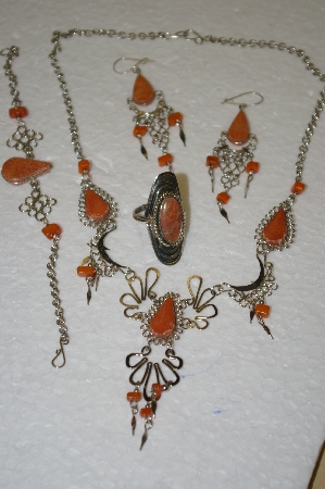 +MBA #24-079  Peruvian Jasper 4 Piece Set