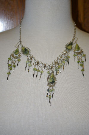 +MBA #24-063  Peruvian Green Serpentine 4 Piece Set