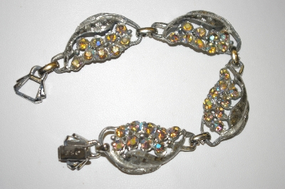 +MBA #24-314  Sarah Coventry  Silver Tone AB Bracelet