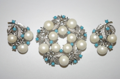 +MBA #24-259  Sarah Coventry Brooch & Earring Set