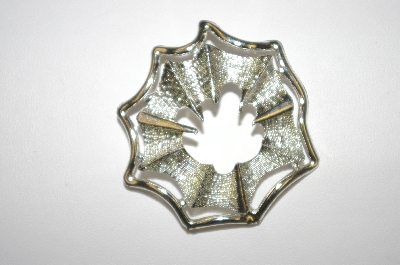 +MBA #21-236  Abstract Silver Tone Pin