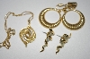 +MBA #25-066  "Set Of Three 2 pairs Of Earrings & 1 Pendant With 18" Chain