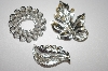 +MBA #S4-167  " Sarah Coventry" +1  Set Of Three Silver Tone Pins