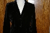 +MBA #25-126  "From Boston Proper  Classy Black Velvet Jacket