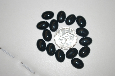 +MBA #23-097   "Set Of 15 Black Onxy Cabochons