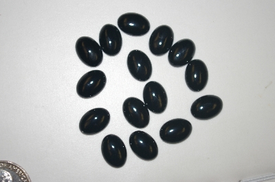 +MBA #23-097   "Set Of 15 Black Onxy Cabochons