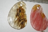 +MBA #23-066   "Set Of 2 Large Fancy Cut Agate Beads