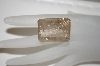 +MBA #23-145   "Emerald Cut & Faceted Rutilated Quartz Gemstone