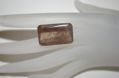 +MBA #23-133   "Fancy Cut & Polished Rutilated Quartz Gemstone