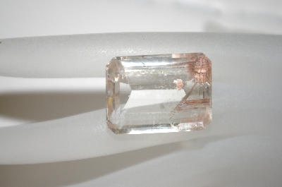 +MBA #23-236  "Clear Emerald Cut Rutilated Quartz