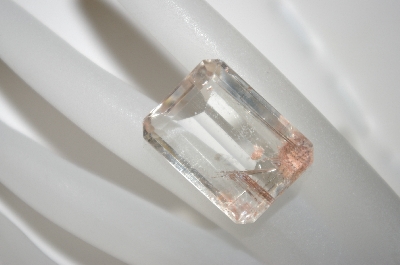 +MBA #23-236  "Clear Emerald Cut Rutilated Quartz
