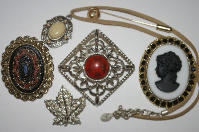 +MBA #25-094 ( 6)  Pieces Of Vintage Jewelry
