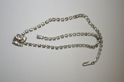 +MBA #23-261  "Vintage 14" Clear Crystal Rhinestone  Choker"