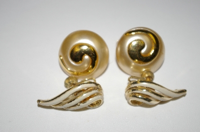+MBA #25-506  "Coro & Napier Two Pairs Of Screw Back Designer Earrings