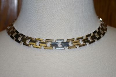 +MBA #25-544  Vintage Stainless Steel Necklace