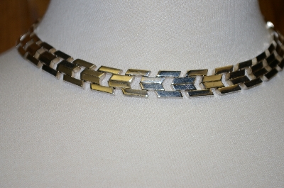 +MBA #25-544  Vintage Stainless Steel Necklace
