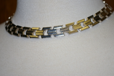 +MBA #25-544  Vintage Stainless Steel Necklace
