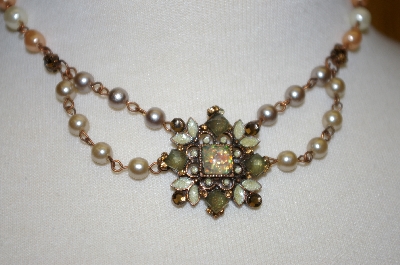 +MBA #25-529  Copper (2) Pieces Of Vintage Signed Jewelry