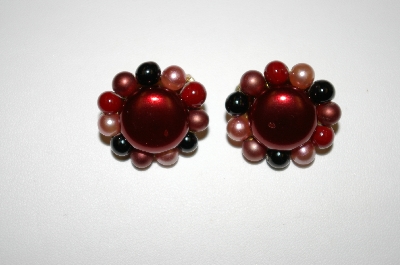 +MBA #25-704 & 697  "Lot Of (2)  Pairs Vintage Made In Japan Earrings