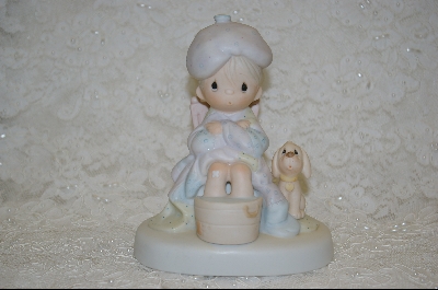 +MBA #PM   "Precious Moments 1982 God Is Watching Over You