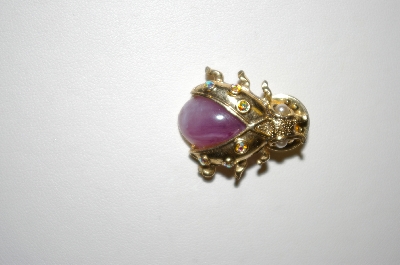 +MBA #25-283   Ballou Gold Tone Bug Pin