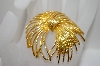 +MBA #6-1045   Monet Large Gold Tone Pin