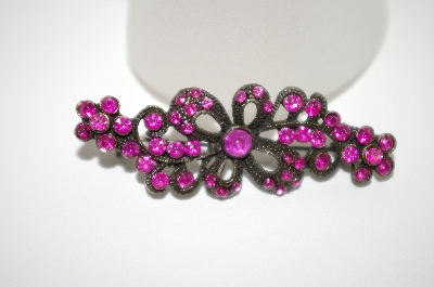 +MBA #6-1497  Vintage Pink Rhinestone Pin