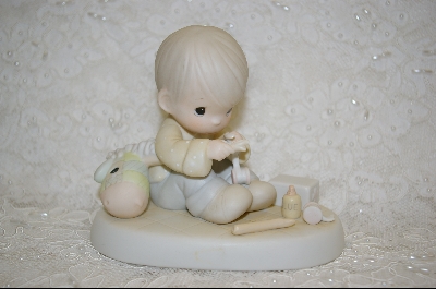+MBA #PM   "Precious Moments 1987 Love Is The Glue That Mends