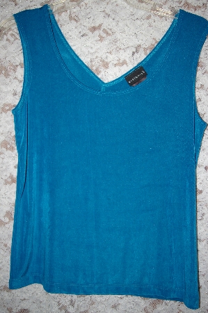 +MBA #5-1909   'Citiknits Jade Green Beaded Fringe Bolero Jacket & Scoop Neck Tank   