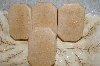 Set Of 4 Octagonal "Natural Honey Almond" Scented Soaps