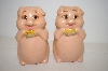 +MBA #33-045  "Pair Of Vintage Cute Pig Salt & Pepper Shakers