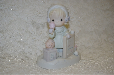 +MBA #PM       "1987  Precious Moments Wishing You A Yummy Christmas