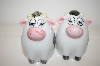 +MBA #33-121  "Vintage "Cows" Salt & Pepper Shakers