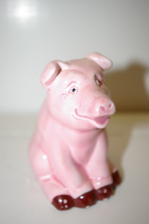 +MBA #33-130  "Single Large Pink Pig Ceramic Shaker