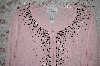 +MBA #33-194  "Soft Pink Louis Dell'Olio Simulated Pearl Cardigan"